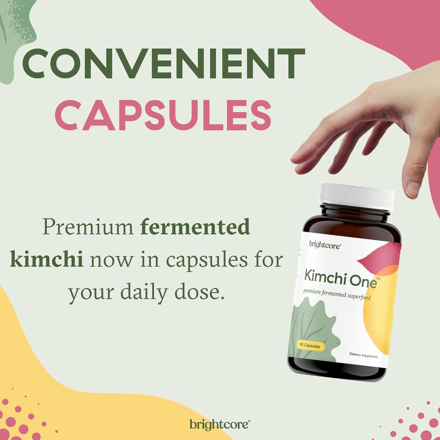 Brightcore Nutrition - Kimchi One, Kimchi Powder Capsules