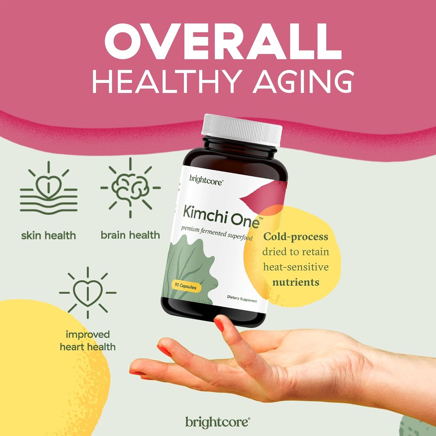 Brightcore Nutrition - Kimchi One, Kimchi Powder Capsules