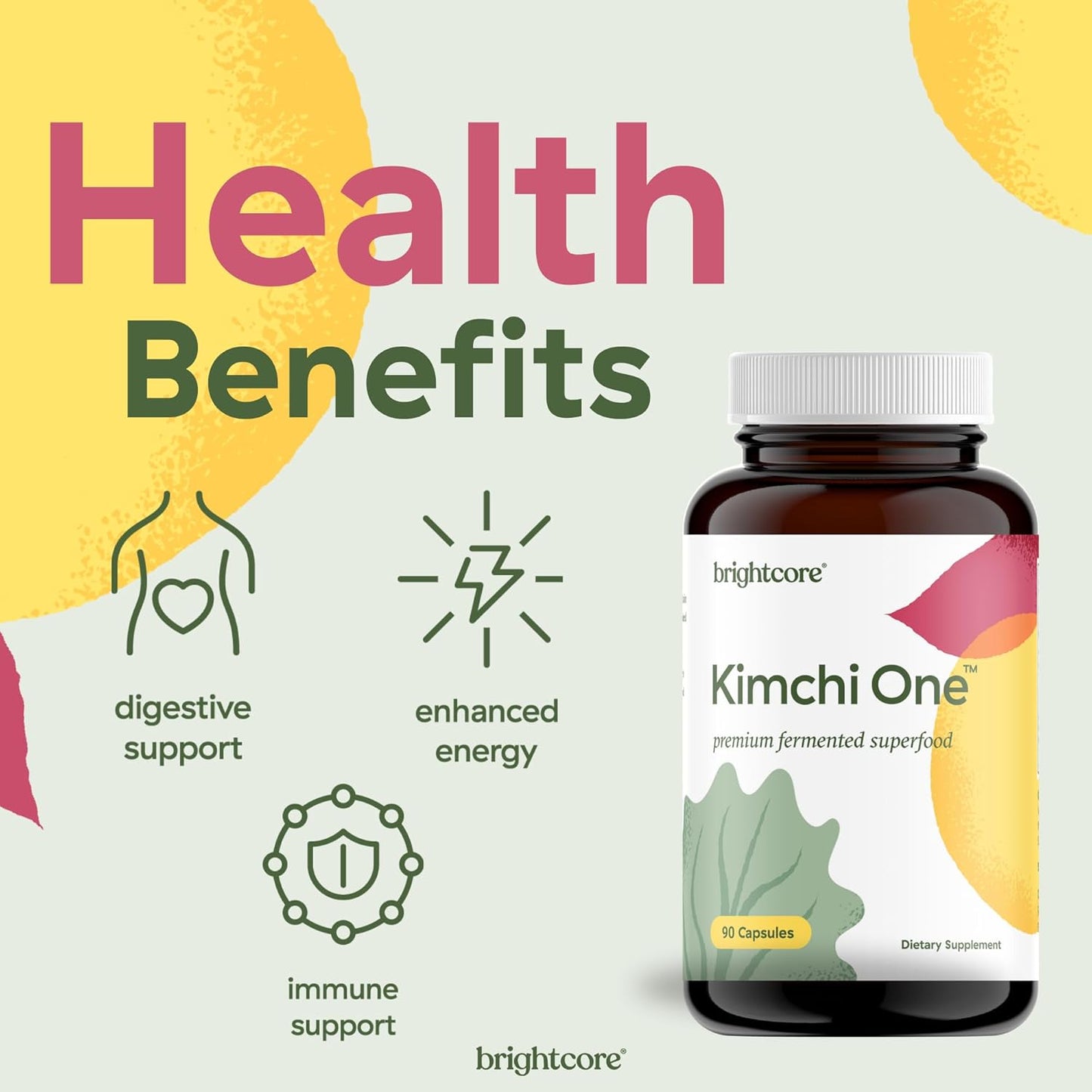 Brightcore Nutrition - Kimchi One, Kimchi Powder Capsules